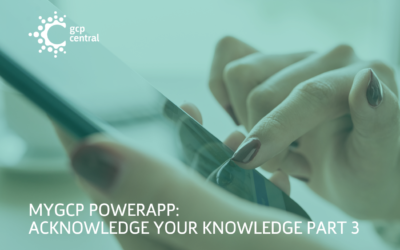 Mygcp powerapp: acknowledge your knowledge part 3