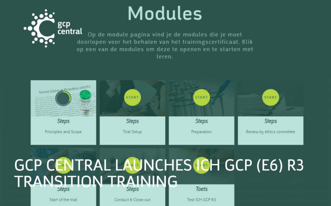 GCP Central Launches ICH GCP (E6) R3 Transition Training 